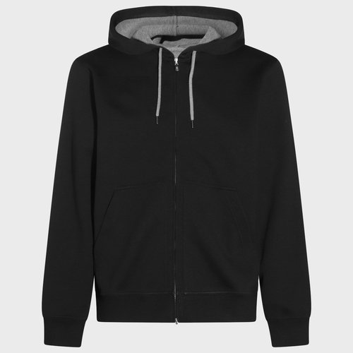 Brunello Cucinelli Black Cotton Sweatshirt - MM8319069G C101