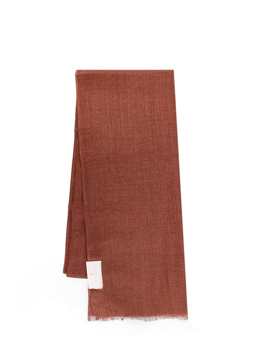 Brunello Cucinelli Cashmere And Silk Blend Scarf - MSCDAR097C4182