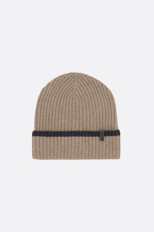 Brunello Cucinelli Cashmere Beanie With Monile - M12504979C_C397