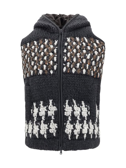 Brunello Cucinelli Cashmere Padded Gilet - M52638516_C2803