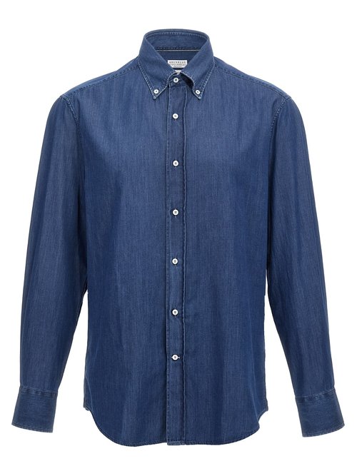 Brunello Cucinelli Chambray Shirt - MR6831716_C003
