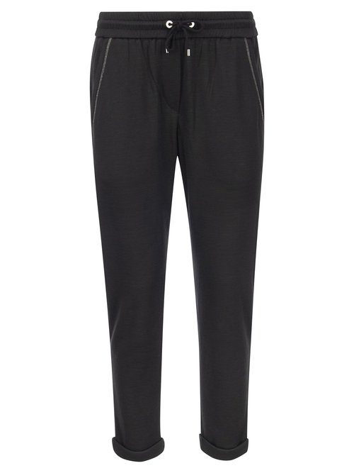 Brunello Cucinelli Cotton-silk Fleece Trousers - MD828SB899_C9185