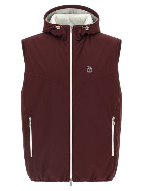 Brunello Cucinelli Hooded Vest - MM49A7432GC1045