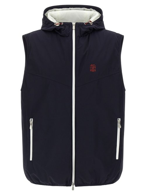 Brunello Cucinelli Hooded Vest - MM49A7432GC1086