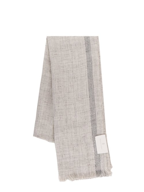 Brunello Cucinelli Linen Scarf - MSC695AGCR762