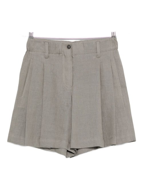 Brunello Cucinelli Linen Shorts - MA698DV499C1063
