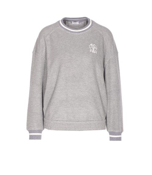 Brunello Cucinelli Logo Sweatshirt - MG930SN900C4527
