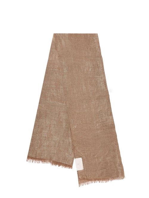 Brunello Cucinelli Lurex Linen Scarf - MSCDAGL01CNH18