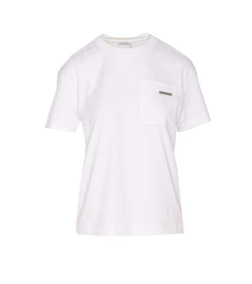 Brunello Cucinelli Monile Logo T-shirt - M0T81EC710C6159