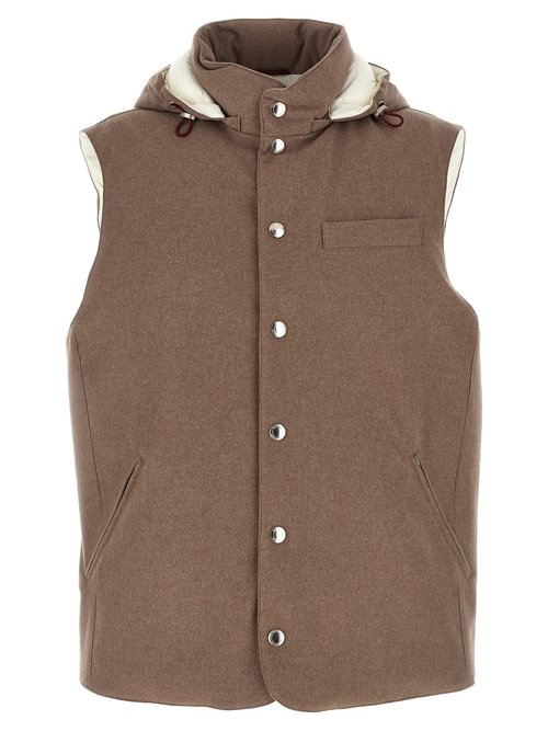 Brunello Cucinelli Padded Wool Vest - MM4701775_CSV18