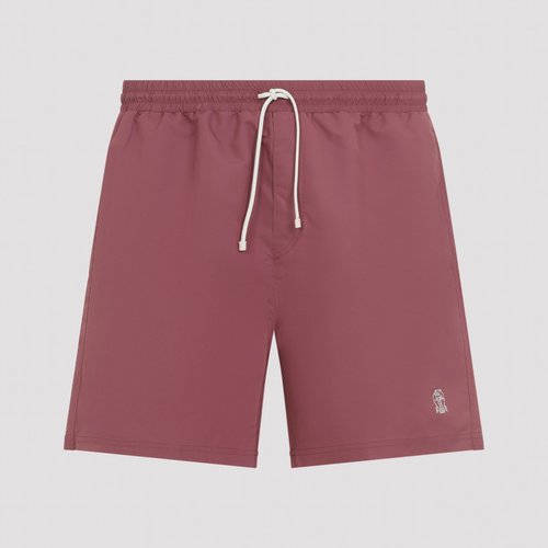 Brunello Cucinelli Polyester Swim Shorts Red Swimwear - 200265