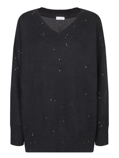 Brunello Cucinelli Sequin Sweater - M73539922_C101