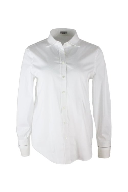 Brunello Cucinelli Shirt In Cotton Stretch - M0091MI106_C159