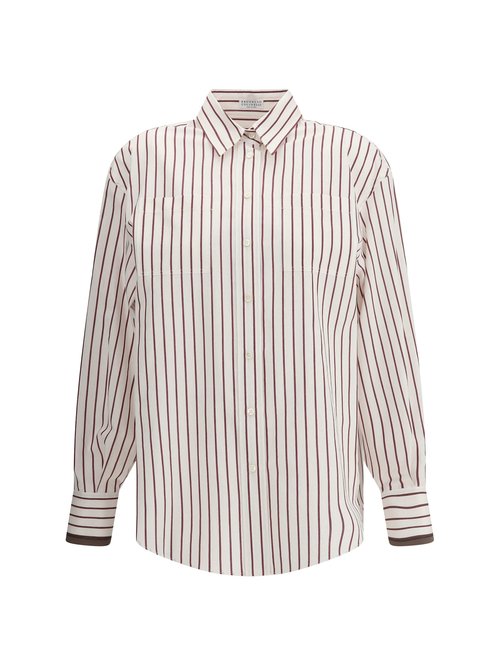 Brunello Cucinelli Striped Shirt - MA783RD616_C017
