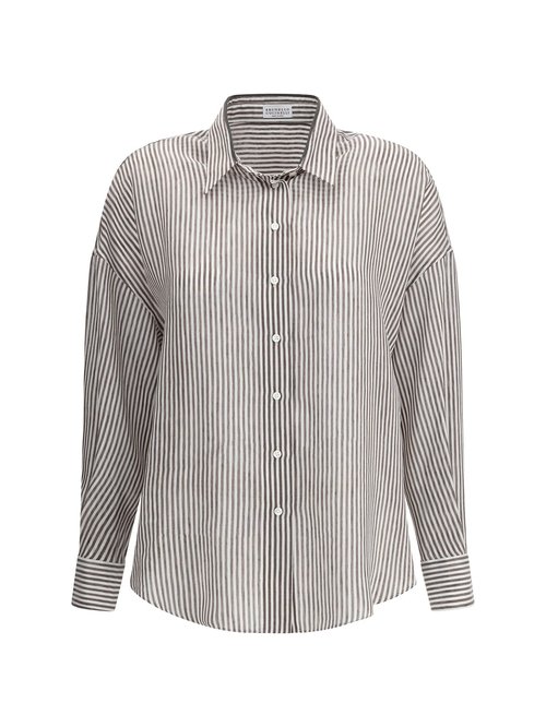 Brunello Cucinelli Striped Shirt - MH756NL426__C007