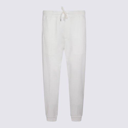 Brunello Cucinelli White Cotton Pants - MW8633263GC7220