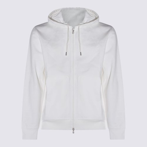 Brunello Cucinelli White Cotton Sweatshirt - MW8639069G_C7220