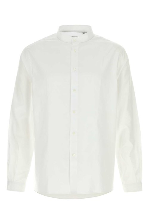 Brunello Cucinelli White Oxford Shirt - C001 - MA6730625 C001