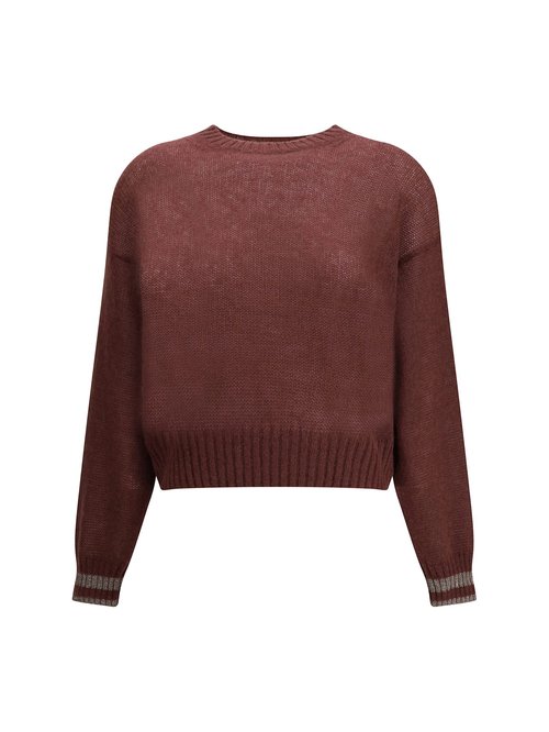 Brunello Cucinellis Sweater With Sparkling Cuffs - M2I780110_CSJ60