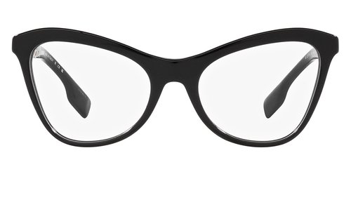 Burberry Angelica Demo Cat Eye Ladies Eyeglasses BE2373U 3001 54 - Black - BE2373U 3001 54