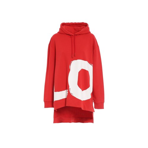 Burberry Aurore Love Hooded Sweatshirt - Red - 8038129BRIGHT RED_1460