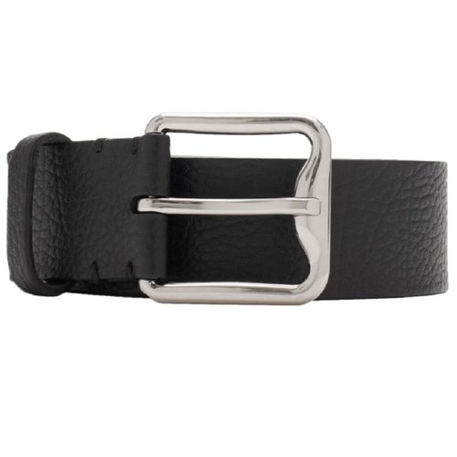 Burberry B Buckle Shield Leather Belt - Black - 8097984