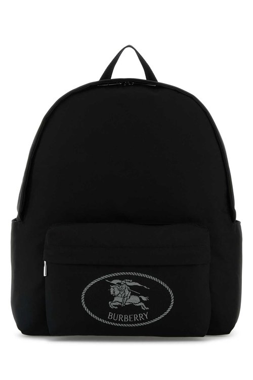Burberry Black Canvas Backpack - 8111330_A1189