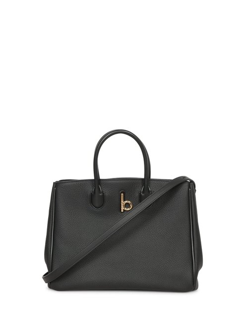 Burberry Leather Small Rocking Horse Handbag - Black - 8099401_A1189