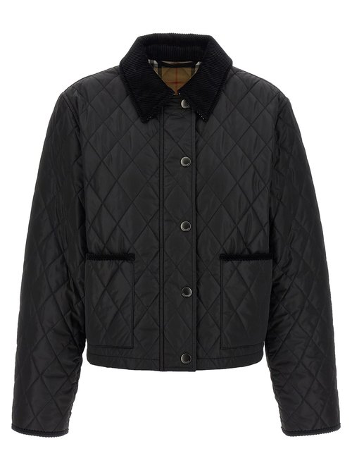 ジャケット Burberry FW25 Black nylon jacket (8107465 C1900) Burberry Black Nylon Jacket - 8107465_C1900 | Solesense