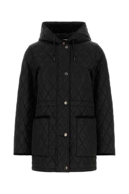 ジャケット Burberry FW25 Black nylon jacket (8110531 C1900) Burberry Black Nylon Jacket - 8110531 C1900 | Solesense