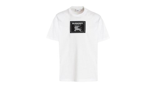 Burberry Box Logo T-Shirt - White - 8064397 ROUNDWOOD WHITE