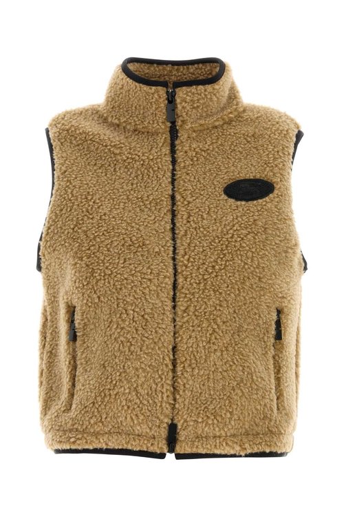 Burberry Camel Teddy Fabric Vest - 8110159_C1589