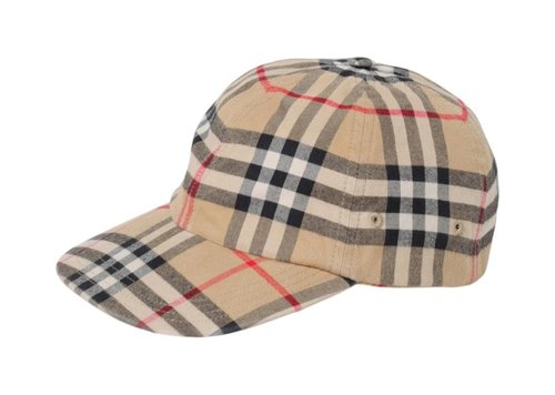 Burberry Check Cap - Archive Beige - 8075641