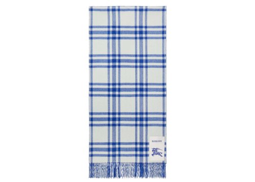 Burberry Check Cashmere Reversible Scaf - Knight