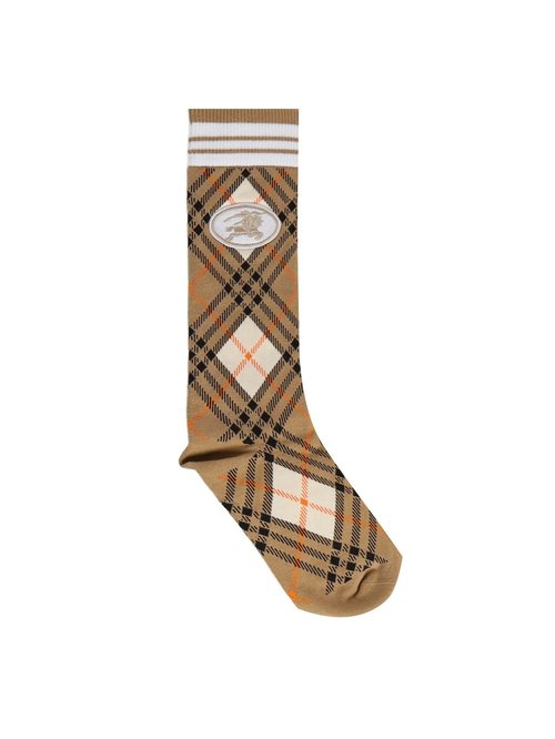 Burberry Check Cotton Blend Socks - 8113535A2962