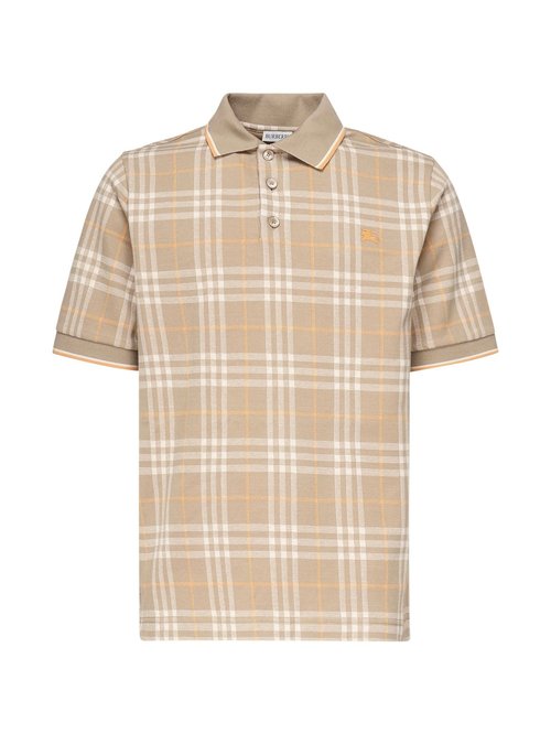 Burberry Check Cotton Polo - 8110102_C3257