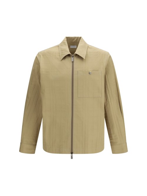 Burberry Check Cotton Zip Shirt Jacket - 8121988_C4776