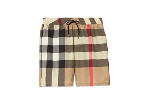 Burberry Check Drawcord Swim Shorts Archive Beige - 80172941 / 81072721 / 81126821