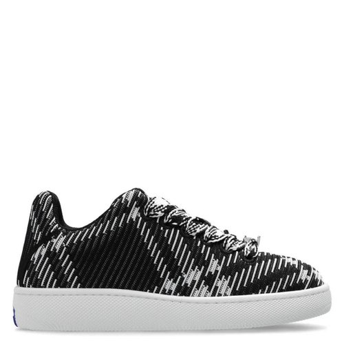 Burberry Check Knit Box Low-Top - Black - 8083775