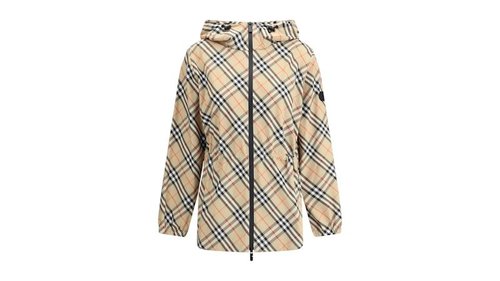 Burberry Check Lightweight Jacket - Sand - 8110303