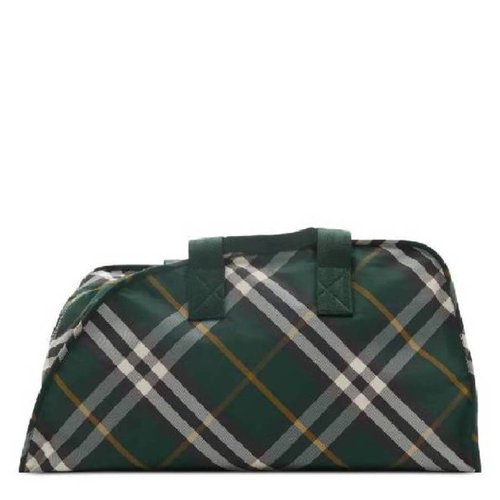Burberry Check Pattern Large Shield Duffle Bag - 8083439 X