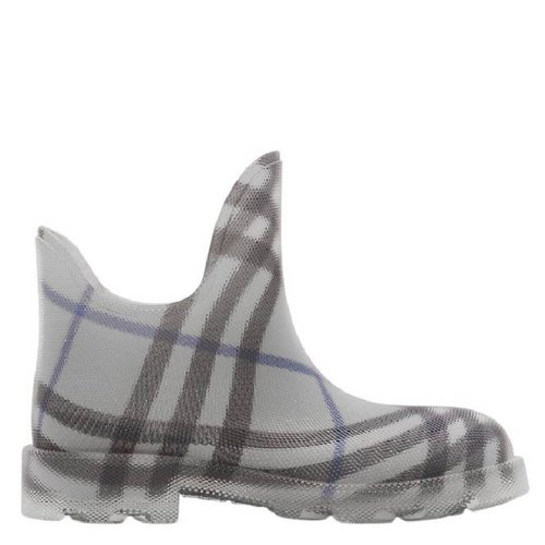 Burberry Check-Print Rubber Marsh Low Boots - 8088921
