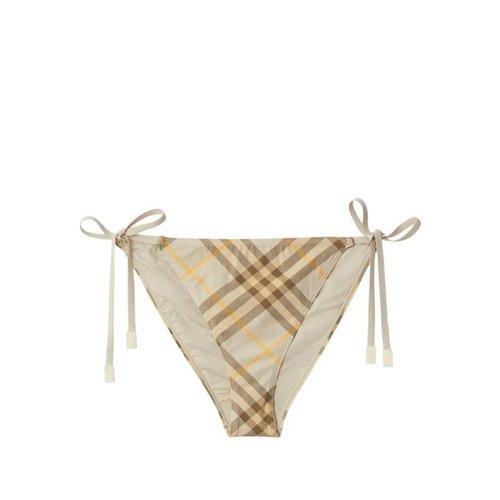 Burberry Check Print Slip-On Bikini Briefs - 8089889