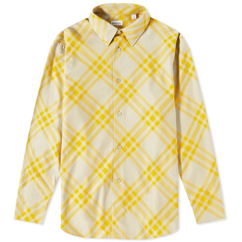 Burberry Orange Check Shirt 'Dusty Orange Ip Chk' - 8071523