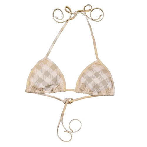 Burberry Check Triangle Bikini Top - 8082751
