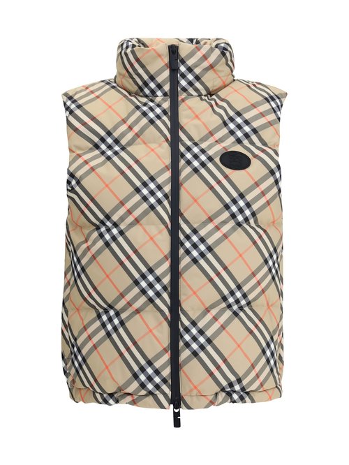 Burberry Check Vest Down Jacket - 8113139_B9368