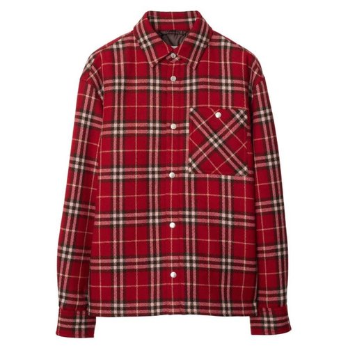 Burberry Check Wool Flannel Overshirt - 8102889