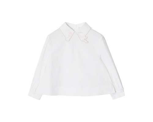 Burberry Cora EKD Shirt Toddler/Little Kid/Big Kid Clothing - White - 8100063