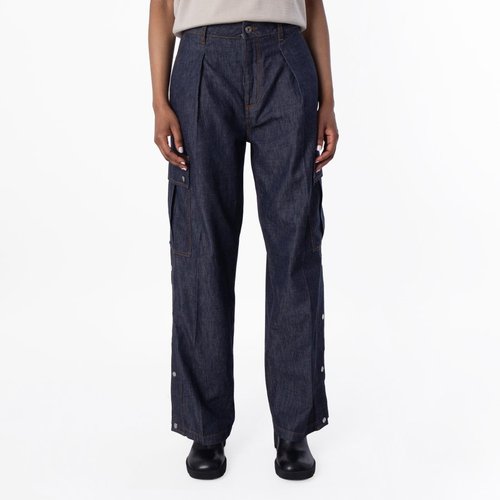 Burberry Cotton Denim Cargo Jeans - Blue - 8092136