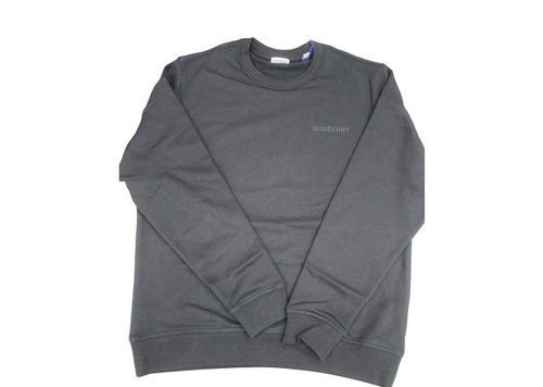 Burberry Cotton Embroidered Sweatshirt - Black - 81118241